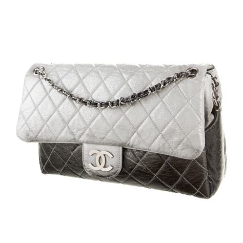 chanel melrose degrade flap|CHANEL Vinyl Quilted Jumbo Melrose Degrade Flap Black .